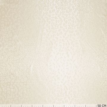 Jacquard voering paisley off white