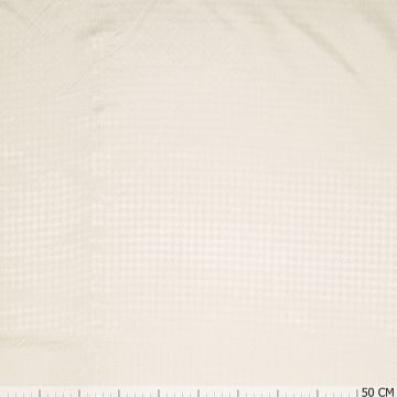 Jacquard voering pied de poule off white