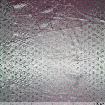 Jacquard voering swirl roze