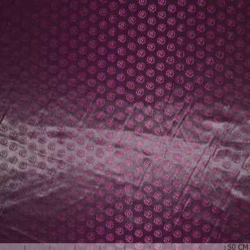 Jacquard voering swirl fuchsia