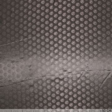 Jacquard voering swirl grijs