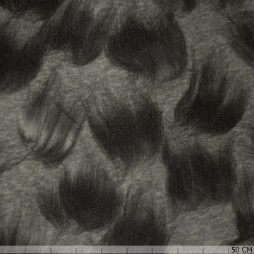 Mantel abstract grijs