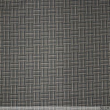 Jacquard blok-streep grijs