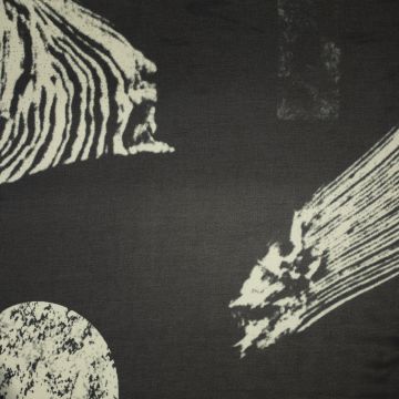 Voile abstract zebra