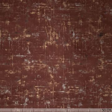 French velvet astral terracotta