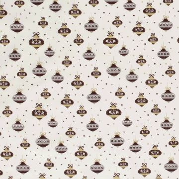 Poplin Gold Christmas Balls