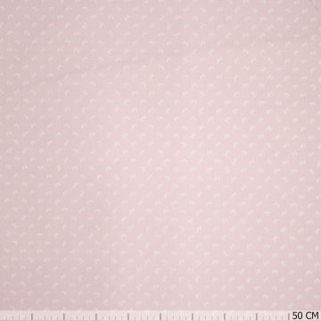 Bio katoen COTONET vlinder rose~wit