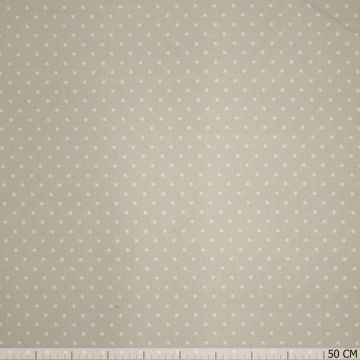 Bio katoen COTONET sterretje beige~wit