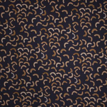 Satin terra macaroni donkerblauw #430