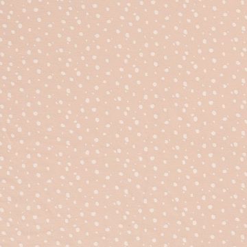Tricot dots abrikoos ~ ecru