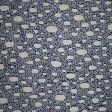 3D Jersey dots blauw