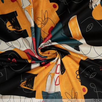 Colage Art velours