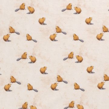 Tricot digi print bevers fantasie