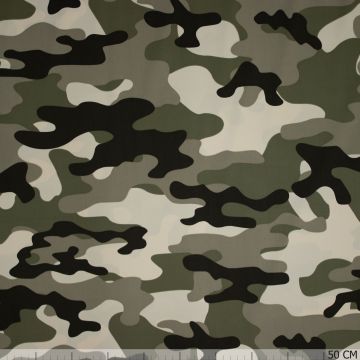 Travel tricot camouflage mos groen
