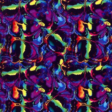 Tricot paint splash multicolor