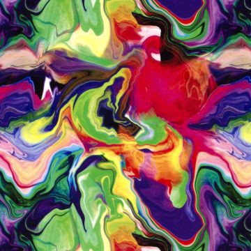 Tricot marble multicolor
