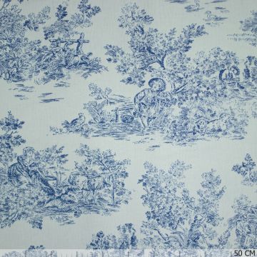 Jacquard Coline delfts blauw