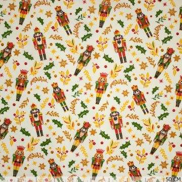 Poplin Notenkraker wit