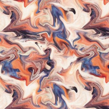 Lycra Sportwear jersey orange marble
