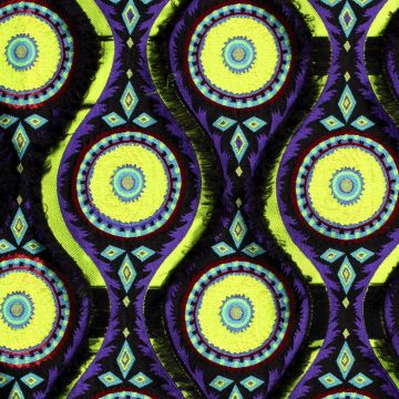 Jacquard hypnose neon groen