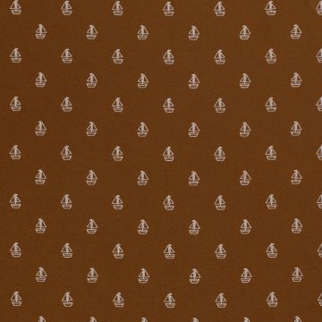 Katoen poplin bootjes mocca