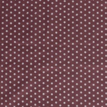 Katoen poplin ster oud-roze