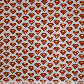 Poplin DC Comics Superman logo