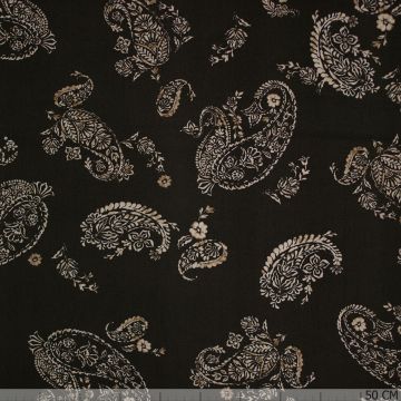 Ring a Roses paisley donker khaki