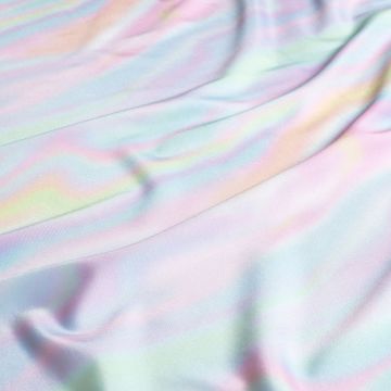 Lycra swimwear pink marble