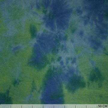 Brushed tie-dye jogging petrol-lime