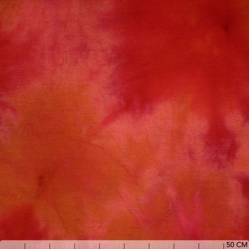Brushed tie-dye jogging fuchsia-oranje