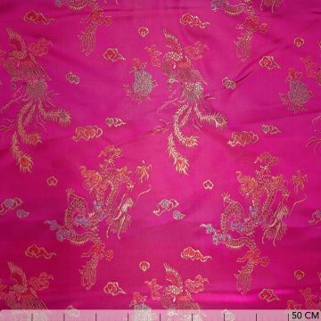 Brokaat dragon fuchsia