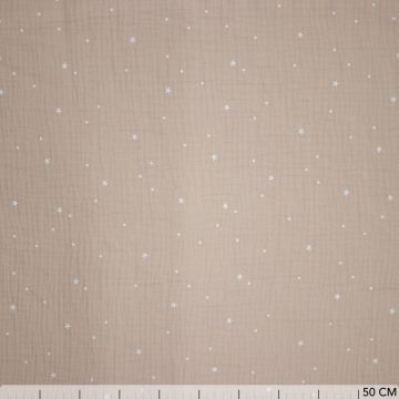 Hydrofiel sterren op beige
