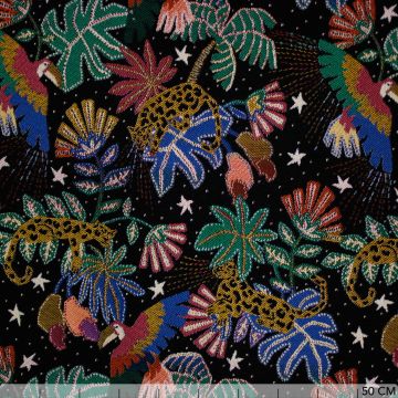 Jacquard Bresil zwart