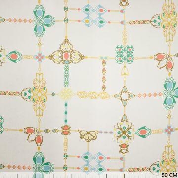 Liberty ~ Treasure Chest Silk Satin Pear