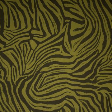 Zebra satijn olijf