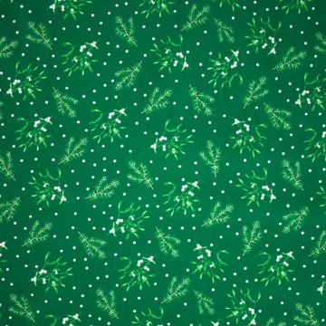Kerst katoen maretak groen