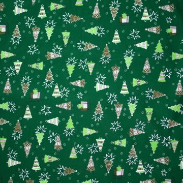 Kerst katoen dennenboom groen
