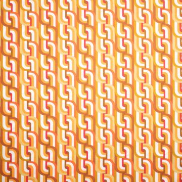 Poplin retro oranje