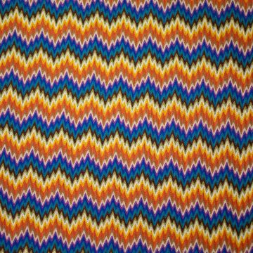 Zigzag tricot multicolour
