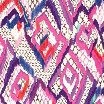 Katoen tricot aquarel bargello