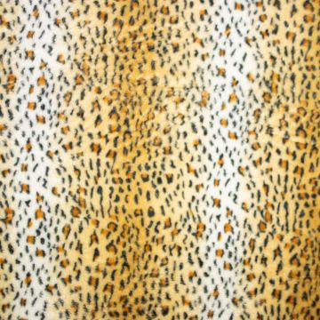 Double soft fleece mini panterprint