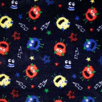 Double soft fleece monsters