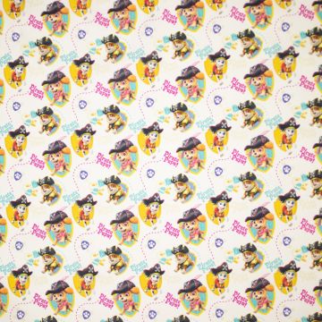 Katoen poplin Paw Patrol piraten