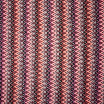 Lurex missoni zigzag roze