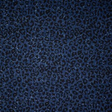 Jeans licht gepild panterprint