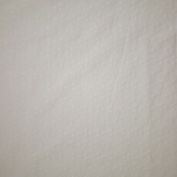 Broderie poplin lotus wit