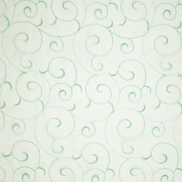Organza swirls lime