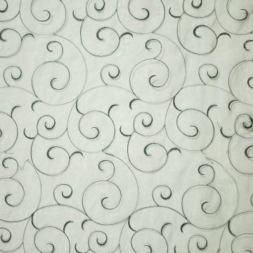 Organza swirls dennengroen