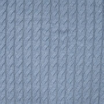 Gebreide kabel lichtblauw